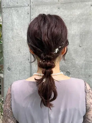 ヘアアレンジ ダブルカラー/髪質 改善🫧池田優紀のヘアスタイル