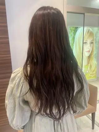 ロング パーマ 韓国ヘアメイク🎀/ 縮毛矯正✨山本媛香のヘアスタイル