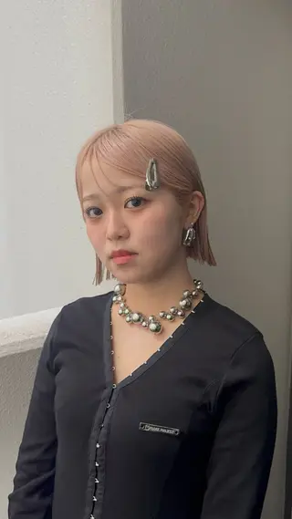 ショート ハロウ所属・ハロウ momonaのヘアスタイル