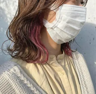 ミディアム chill松山所属・フリーランス美容師 MIZUKIのヘアスタイル