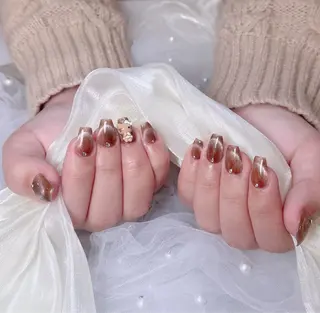 ネイル 🎀も ものネイルデザイン