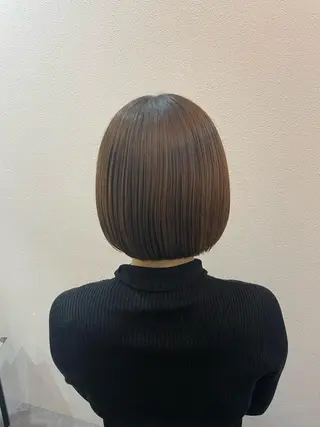 ミディアム カラー ボブ/髪質改善/ soiナカジママドリのヘアスタイル