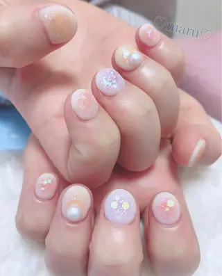 ネイル まるみ ♡のネイルデザイン