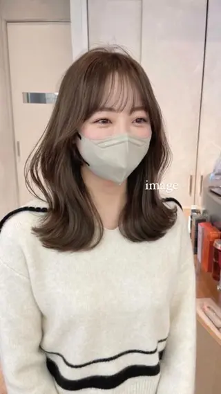 ミディアム mako︴ Euphoriaのヘアスタイル