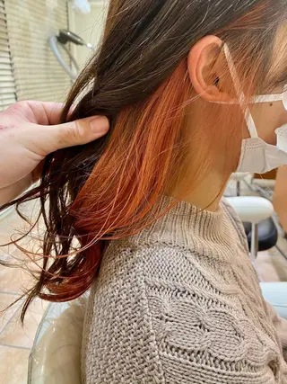 セミロング カラー 縮毛矯正職人/艶髪 ✨️村上 渉のヘアスタイル