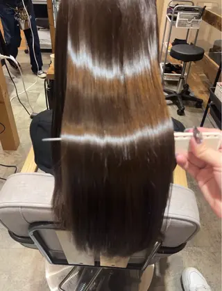 ロング SALOWIN川崎WEST所属・💐【柔らか質感】 縮毛矯正MIKU💐のヘアスタイル