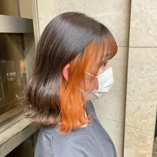 ミディアム カラー Blanche by artina川崎店所属・ゆう🫧 透明感/ハイトーンのヘアスタイル