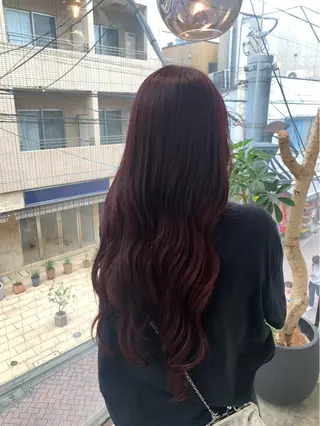 ロング カラー 辻岡 悠稀のヘアスタイル