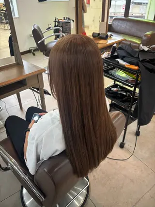 ロング カラー 石橋 未有のヘアスタイル