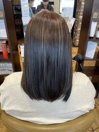 ミディアム カラー 小島 陽成のヘアスタイル