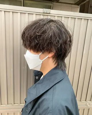 ショート カラー メンズ お悩み解消✨/ メンズパーマ✨/直樹のヘアスタイル