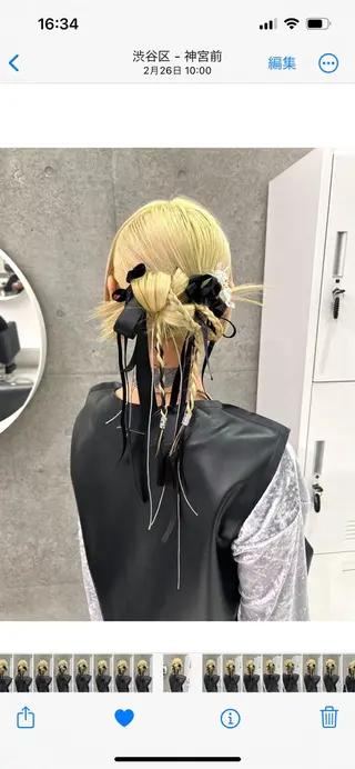 ミディアム ヘアアレンジ GrandStory SHIBUYA所属・卒業式お呼ばれ🕊️ ヘアセット✴︎ミキのヘアスタイル