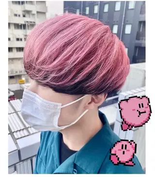 カラー メンズ GARU-ガル-所属・TSUNO🦖 派手髪/オタク美容師のヘアスタイル