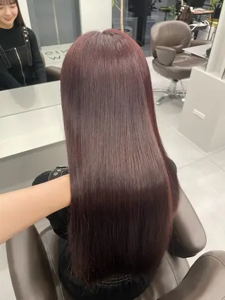 ロング カラー ogata ayumiのヘアスタイル