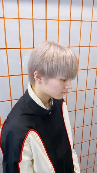 ショート カラー PELEshibuya所属・カットモデル様無料 💎saaya💎のヘアスタイル