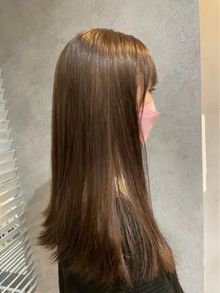 セミロング ミウラ ナオヤのヘアスタイル