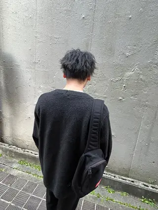 カラー メンズ 透明感/艶髪/ 石山浩二のヘアスタイル