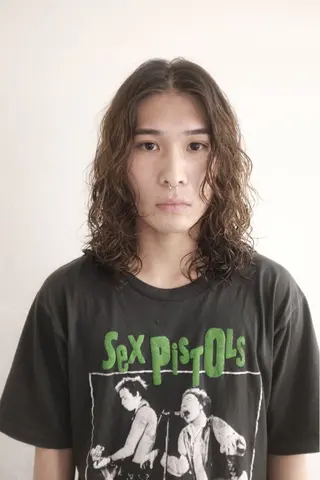 ロング 石崎 啓太のヘアスタイル