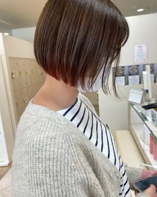 ショート カラー レイヤー/ウルフ🤎 mayo.のヘアスタイル