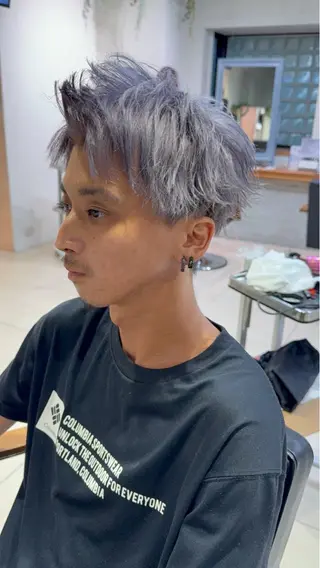 カラー メンズ 髪質改善/透明感 カラー/メンズカットのヘアスタイル