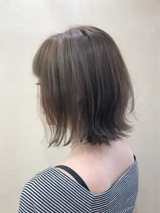 ミディアム カラー 【ニュアンスカラー・ 髪質改善】スズキカナのヘアスタイル