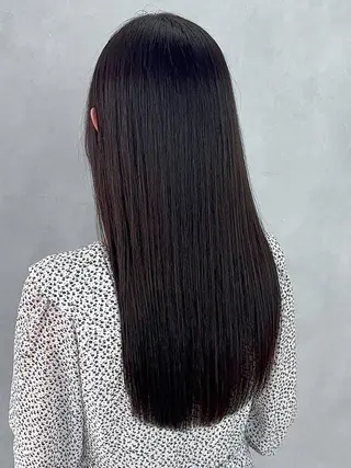 セミロング カラー パーマ ヘアアレンジ ITby ALBUM 北千住店のヘアスタイル