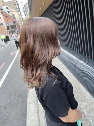 セミロング カラー HIYOSHI　✂︎ 艶髪職人のヘアスタイル