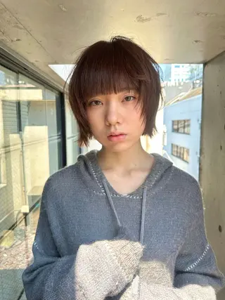 ショート 似合わせ/ハイトーン ✂︎ゆーぴ✂︎のヘアスタイル