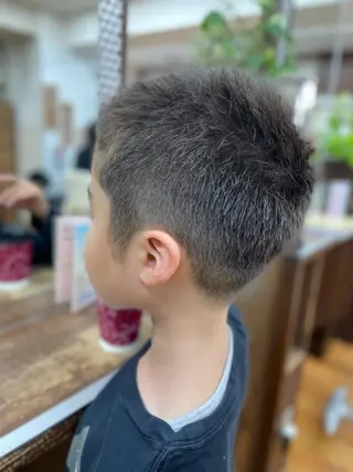 メンズ キッズ ふくおか ななのヘアスタイル