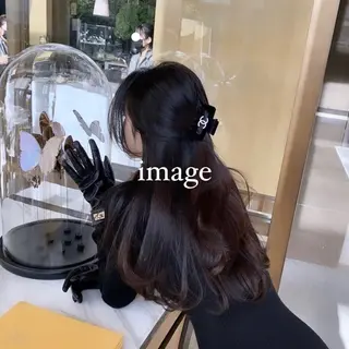 ロング カラー 🐈‍⬛カチモリ/暖 色/𝐌𝐢𝐤𝐮のヘアスタイル