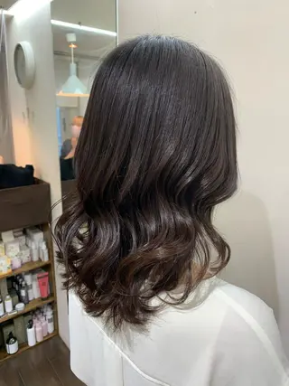 ミディアム GO TODAY シェアサロン 銀座Arc店所属・デジタルパーマ🫧 韓国風ヘア🫧サクラのヘアスタイル