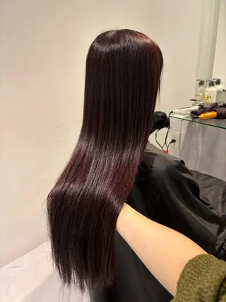 ロング カラー 表参道♡暗髪^ྀི 艶カラー♡アユミのヘアスタイル
