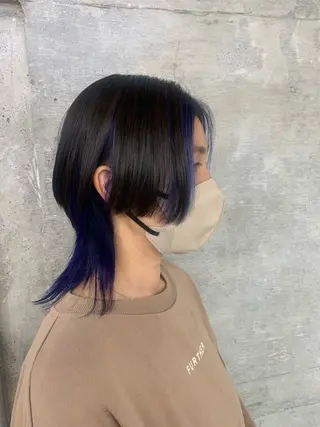 ミディアム カラー …a所属・…a みおのヘアスタイル