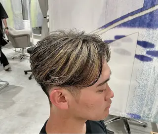 カラー メンズ INCE  HAIR 梅田　長町　至のヘアスタイル