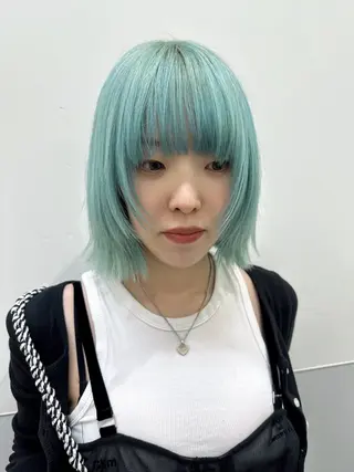 ミディアム カラー 🦋レイヤーカット ミドリカワ🦋のヘアスタイル