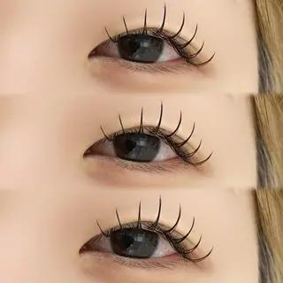 マツエク・マツパ 岡本葵子カットモデル ┊束感マツエクのマツエク・マツパデザイン