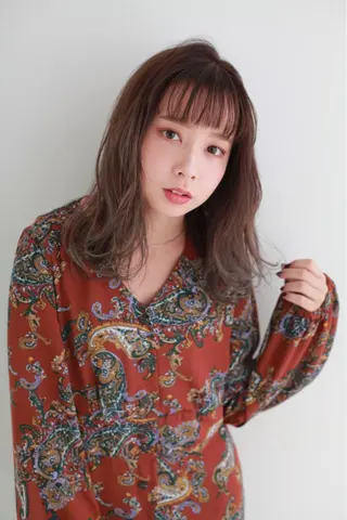 ミディアム カラー NYNY四條畷店 森　亮人のヘアスタイル