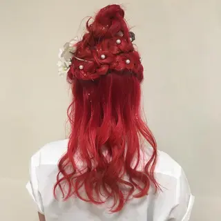 ロング カラー ヘアアレンジ 【Sweep】おじま のぞみのヘアスタイル