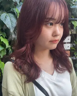 ロング レイヤーカット/ 透明感カラーmikuのヘアスタイル