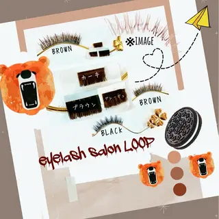 カラー パーマ メンズ マツエク・マツパ アイブロウ eyelash salonLoopꨄのマツエク・マツパデザイン