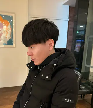 メンズ SARA山口caz カット/パーマのヘアスタイル