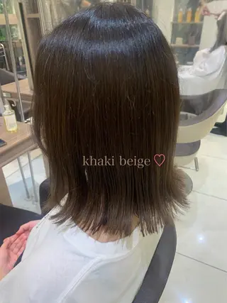 ミディアム カラー Dears 香芝店所属・関 優希のヘアスタイル