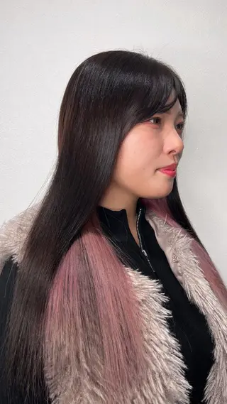 カラー 橋本 風花のヘアスタイル