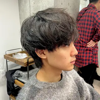 メンズ メンズカット パーマ飯野友喜のヘアスタイル