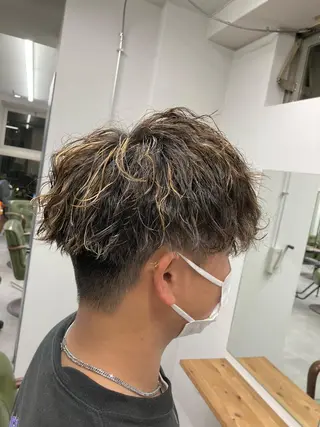 パーマ メンズ SHAFT Ieiriのヘアスタイル