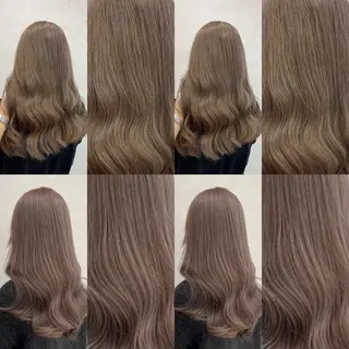 セミロング カラー ブリーチカラー🐭♡ moeのヘアスタイル