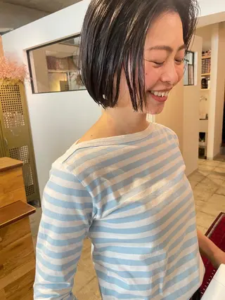 ショート さの あやねのヘアスタイル