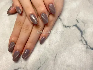 ネイル ネイルリボン 受付スタッフのネイルデザイン