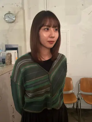 セミロング 原 瑞希のヘアスタイル