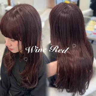 ロング カラー 暖色カラー🎀🎶 田辺 樹里のヘアスタイル